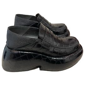 Mocasines Loewe negros T.38 Negro