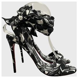 Sandali Christian Louboutin neri T.38 Nero