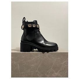 Stivaletti Gucci neri T.35,5 Nero