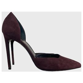 Autre Marque Escarpins Saint Laurent bordeaux T.37,5 Bordeaux