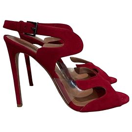 Alaïa Alaia Sandalen rot T.38,5 Rot
