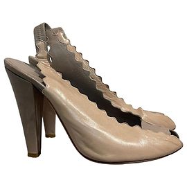 Escarpins Chloé beiges T.36,5 Beige