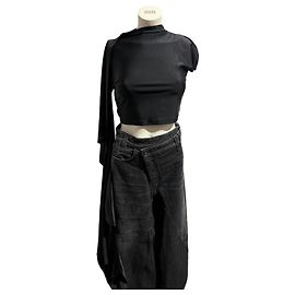 Top Sportmax negro T.S Negro