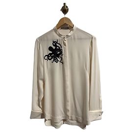 Chemisier Alexander McQueen écru T.L White