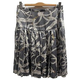 Valentino Garavani Jupe Valentino grise T.40 Grey