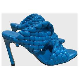 Mules Bottega Veneta Curve T.39 Blu