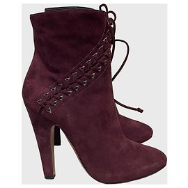 Alaïa Boots Alaia bordeaux T.38,5 Bordeaux