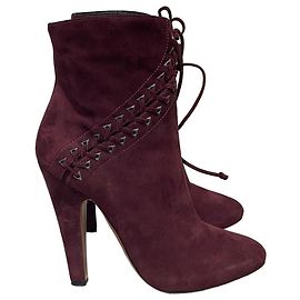 Alaïa Boots Alaia bordeaux T.38,5 Bordeaux