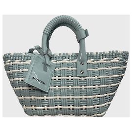 Cesto Balenciaga Bistro XS Azul