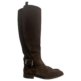 Botas Dior marrones T.36,5 Castaño