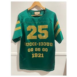 Gucci Seidentop grün XS Grün