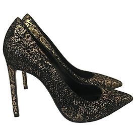 Autre Marque Escarpins Saint Laurent noirs T.39 Black