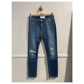 Iro Slim Fit Jeans Blau Baumwolle Größe 24 Blau