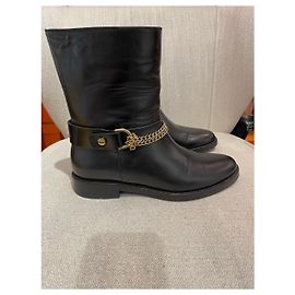 Boots Lanvin noires T.39 Noir