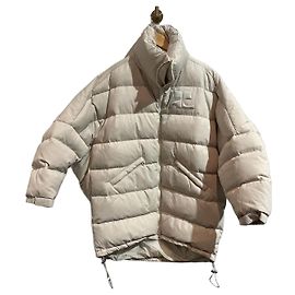 Courreges Casaco acolchoado Courrèges creme T.M Bege