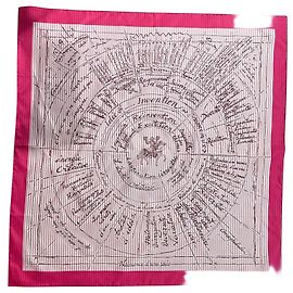 Hermès Foulard Hermes Eyliner Rose