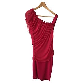 Robe Alberta Ferretti rouge T.36 Rouge
