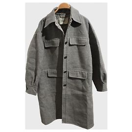 Manteau Fendi gris T.38 Grey