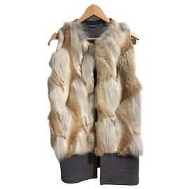 Ines et Marechal Gilet Ines & Marechal en fourrure T.38 Beige