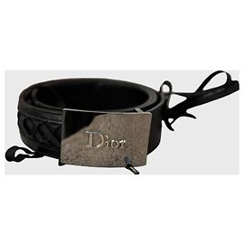 Autre Marque Dior vintage Gürtel T.95 Schwarz