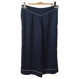 Pantalones Louis Vuitton azules T.40 Azul