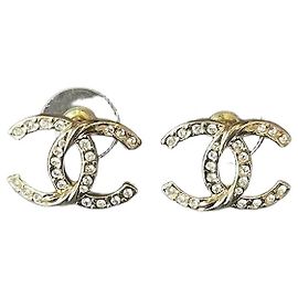 Boucles d'oreilles Chanel dorées Doré