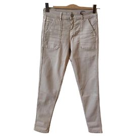Autre Marque Vaqueros Heartless beige T.26 Beige