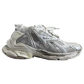 Basket Balenciaga Runner T.40 Blanc