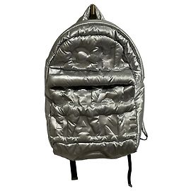 Chanel Rucksack silber Metallisch