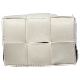 Borsa Bottega Veneta Candy Cassette bianca Bianco