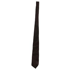 Gravata Gucci de seda castanha Marrom