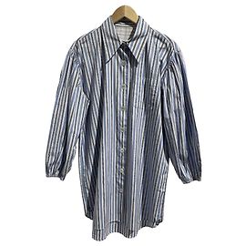 Vestido camisa Miu Miu azul T.34 Azul