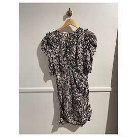 Vestido Isabel Marant T.38 Negro