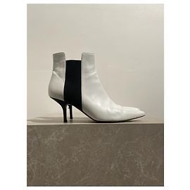 Stivaletti Céline bianchi T.37,5 Bianco