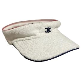 Céline Visière Celine blanche Blanc