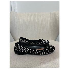Alaïa Ballerines Alaia noires T.35 Noir