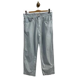 Calças Miu Miu azuis T.26 Azul