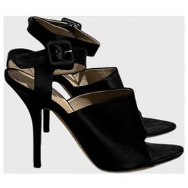 Céline Sandálias Celine pretas T.37 Preto