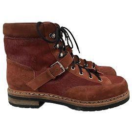 Hermès Botas Hermes poulain T.41 Marrom