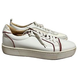 Christian Louboutin Baskets Louboutin blanc T.46 Blanc