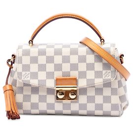Bolso Louis Vuitton Damier Azur Croisette blanco Blanco