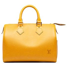 Borsa Boston Louis Vuitton Epi Speedy 25 Gialla Giallo