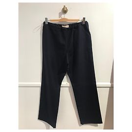 Pantaloni Marni blu navy T.34 Blu