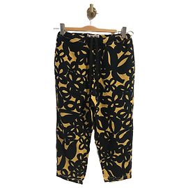 Pantalon Marni jaune T.36 Bleu