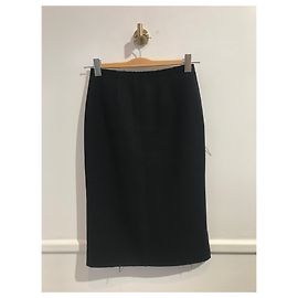Louis Vuitton Rock schwarz T.36 Schwarz
