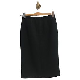 Saia Louis Vuitton preta T.36 Preto