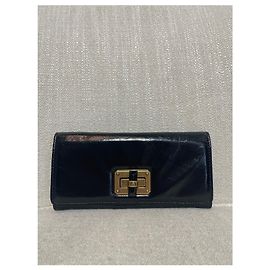 Carteira Lanvin preta NOVA Preto