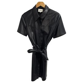 Robe Nanushka noire T.S Noir