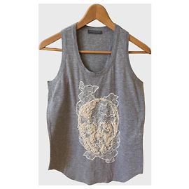 Débardeur Alexander McQueen T.34 Gris