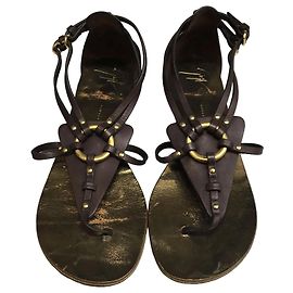 Sandalias Giuseppe Zanotti T.36,5 Castaño